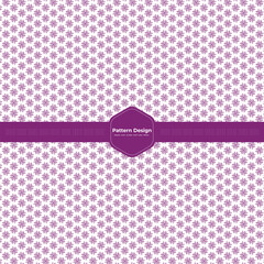 Seamless flat  pattern design design template