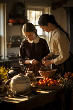 Amish Wives Cooking