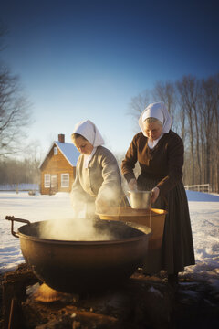 Amish Wives Cooking