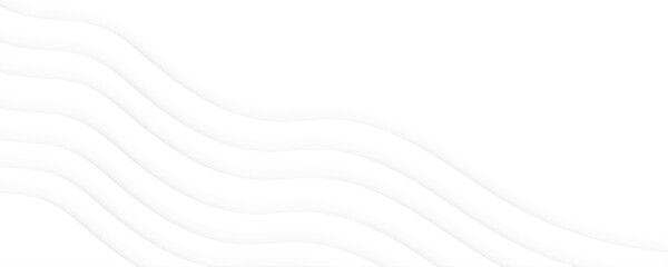 Abstract minimalistic seamless white and grey pale geometric pattern background. White abstract paper cut template background. Vector abstract background with soft gradient color and dynamic shadow.