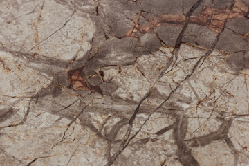 Marble background. Light brown marble background.Top view. Copy space.