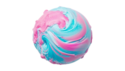 lollipop ice cream isolated on transparent background cutout