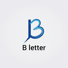 Icone Lettre B pour Design Logos, Symbole, Illustration Pictogramme Monogramme pour Business, Variations Alphabet Isolé Silhouette