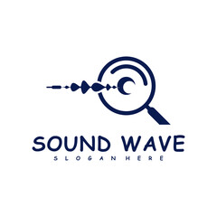 Find Sound wave logo design concept vector. Sound wave illustration design