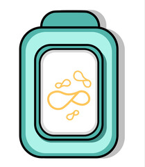 illustration of a jar
