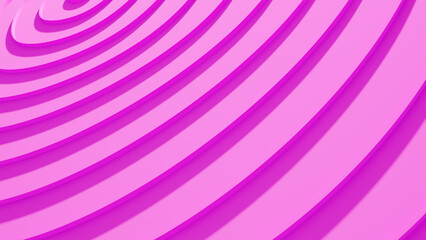 Abstract vintage pink lines on pink background. 3d rendering