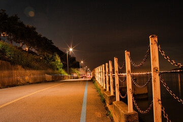 bridge at night