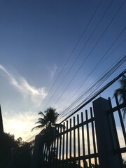 Obraz premium Nature and various shapes of the sky