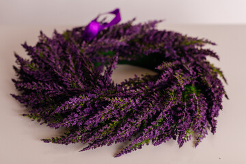 Lavender wreath