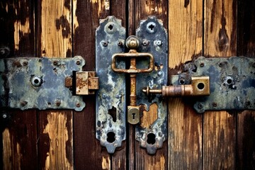 Entry locked with a key. Generative AI