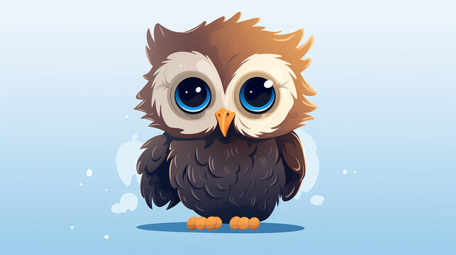 Precious Owl Chick Design