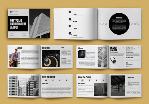 Architecture Portfolio Magazine Design