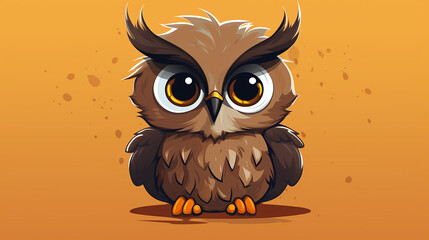 Fototapeta premium Sweet and Simple Owlet Art