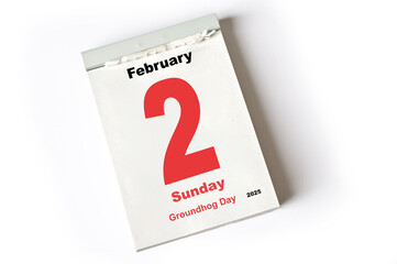 2 . February 2025 Groundhog Day