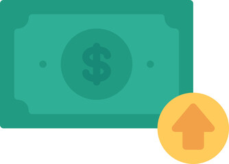dollar increase icon