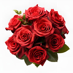 Fototapeta premium bouquet of red rosesrose, bouquet, flower, roses, love, flowers, red, bunch, wedding, valentine, romance, nature, 