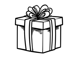 Creative Gift Box Abstract logo Symbol Design Icon Illustration