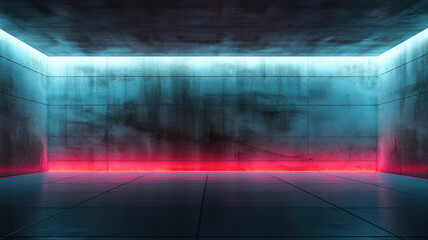 Abstract uv ultraviolet light composition. Generative Ai - obrazy, fototapety, plakaty