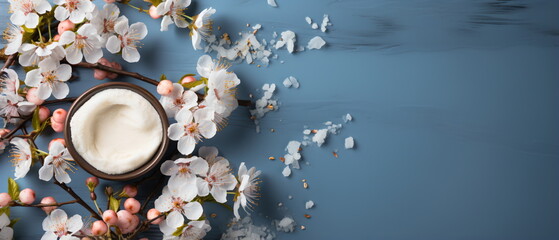 Obraz na płótnie Canvas Beautiful floral spring abstract background