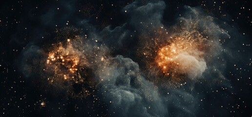 Obraz premium A stunning cluster of stars illuminating the night sky