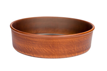 Ceramic bowl isolated on white background. Clipping path included.