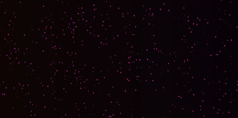 Abstract Pink alpha Glitter Explosion on Black Background. Celebration xmas vector design and holiday bright night space asteroid . Galaxy glowing with stars and  motion space with magic