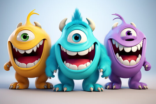  funny farry cartoon monsters