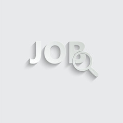 search job icon vector find job sign