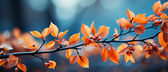 maple leaf red autumn sunset tree background