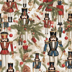 Naklejka premium Christmas Nutcracker Doll