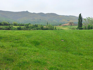 Fototapeta premium Village in center of Spain