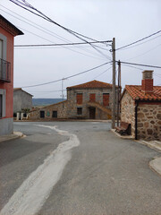 Fototapeta na wymiar Village in center of Spain
