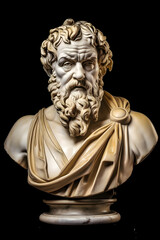 Obraz premium Marble bust of Heraclitus