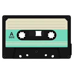 레트로 카세트 테이프 Retro Cassette Tape