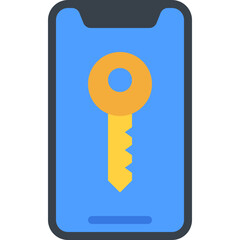 Mobile Phone Key Icon