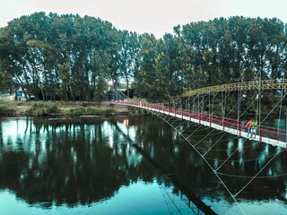 bridge over the river