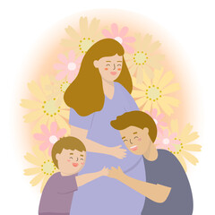Mother's Day concept expresses the love and bond between mother and child.