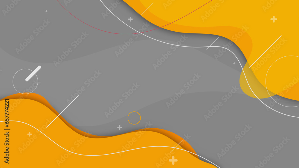 Poster abstract minimal dynamic wave background, overlap shape decoration
