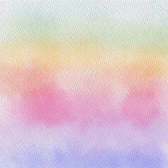 watercolor Pale purple red orange yellow green blue gradient background