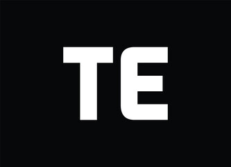 te logo digital logo technology logo smart logo stylish logo and monogram logo