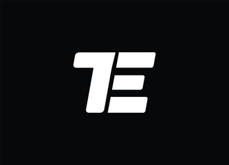 te logo digital logo technology logo smart logo stylish logo and monogram logo