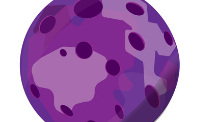 moon in purple tones