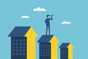 Real estate tycoons send cameras to watch the market to determine investments in homes and offices.