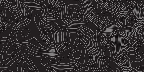 Abstract background with Topographic map lines, contour background. Geographic grid . Geographic mountain relief and Terrain map. Contours trails, image grid geographic. Vector design paper texture.