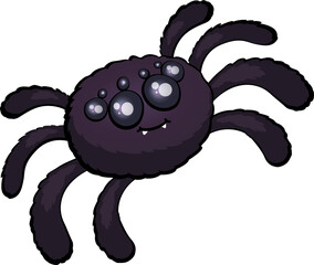 Cute Funny Cartoon Spider for Kids on Halloween