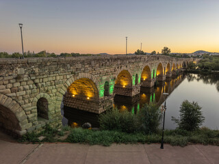 Roman Bridge of Merida, Emerita Augusta, capital of the former Lusitania.