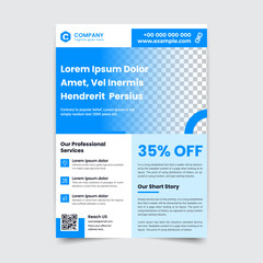 Corporate Business Flyer Template Print Ready Vector File