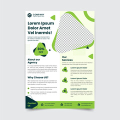 Corporate Business Flyer Template Print Ready Vector File