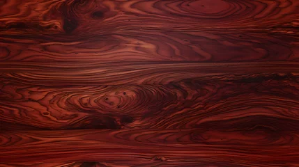 Abwaschbare Fototapete Seamless Rich Mahogany Wood Texture with Deep Red Tones © Viktoria