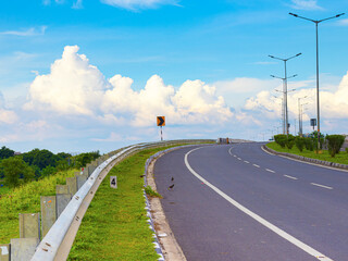 highways transport Road under the natural blue sky
Photos
